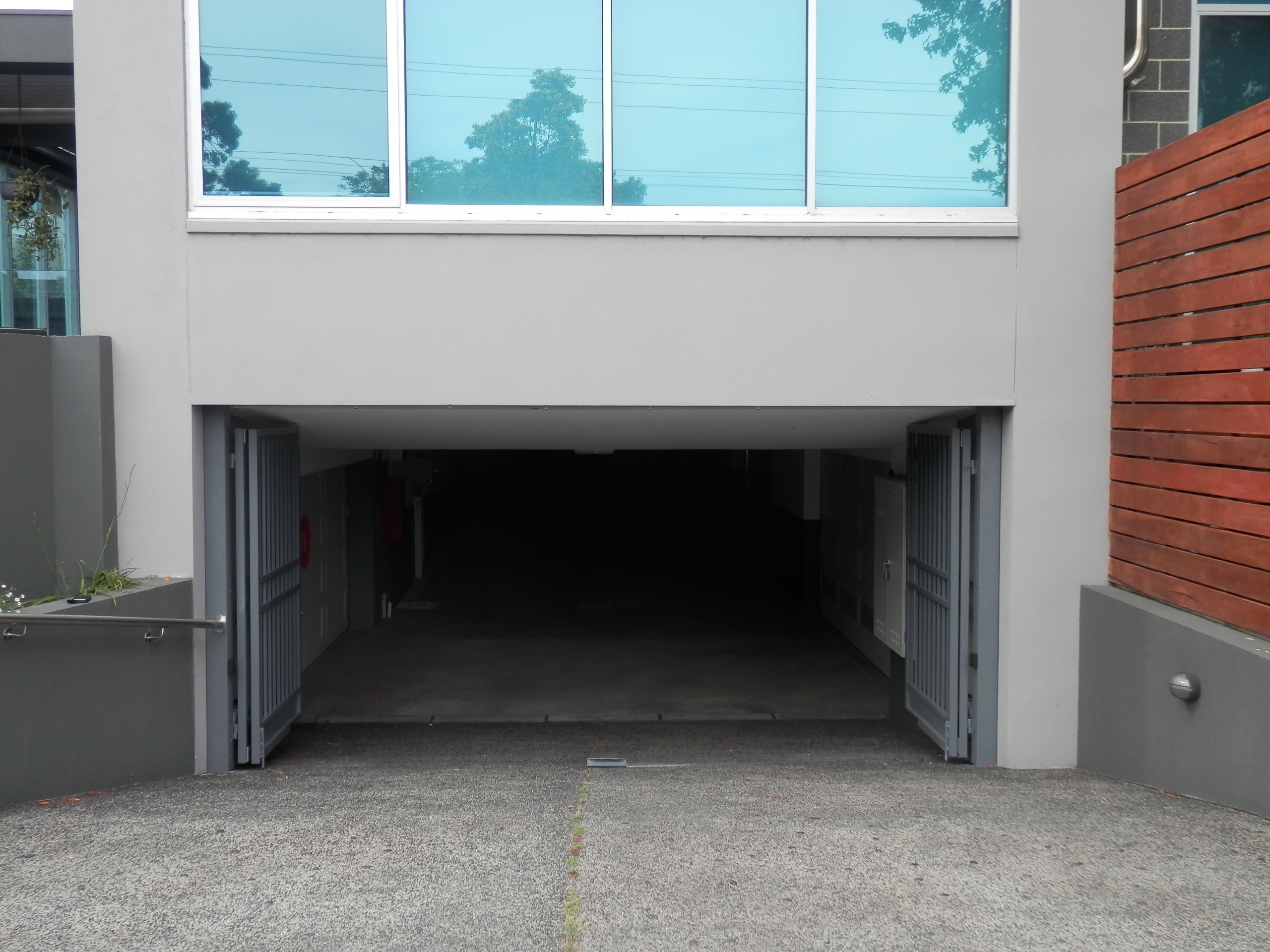 Low ceiling garage